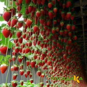 Клубника ампельная Анастасия купить по цене от 370р. в интернет-магазине «Посадика» с доставкой почтой в в Лакинске и по всей России – [изображение №1].